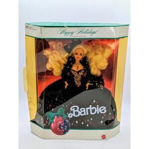 Vintage 1991 Happy Holidays Special Edition Barbie Doll Mattel #1871